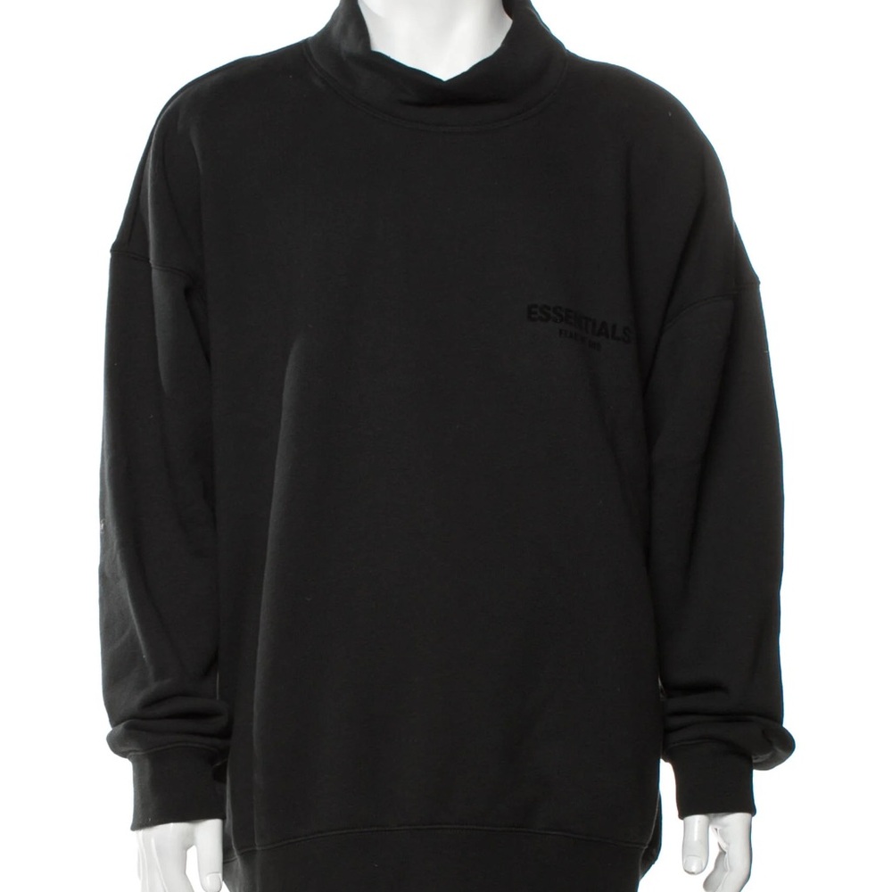 100% Authentic Essentials Black Cowl Neck Sweater - Size XXS